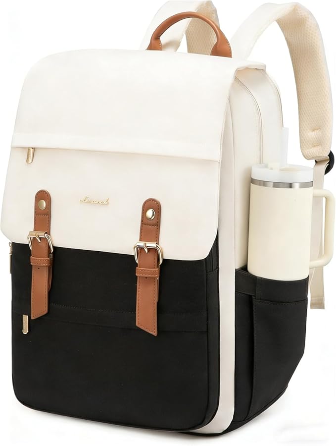 LOVEVOOK Laptop Backpack for Women Vintage Travel Backpack Purse Airline Approved 15.6 Inch Large Computer Backpack Fashion Teacher Nurse Bag for Work Business College