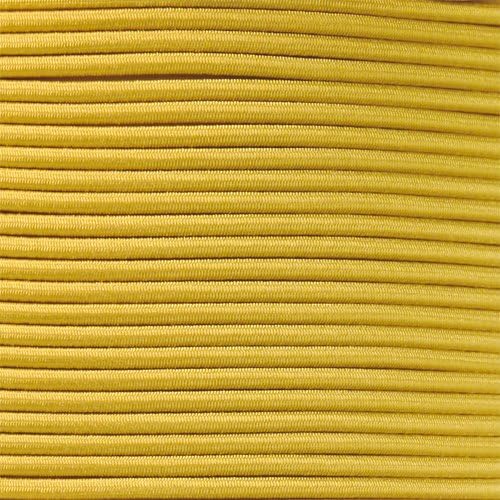 Paracord Planet 1/8-Inch Shock Cord for Replacements, Repairs, and Outdoors – Yellow (10 ft)