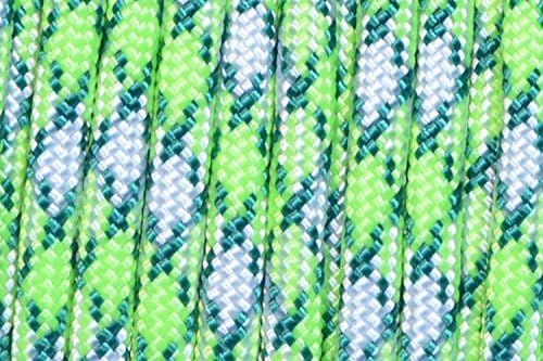 BORED? PARACORD! 550 lb Paracord – Ideal for Crafting, DIY Projects, Camping, Military & Active Outdoors – 300+ Colors – Tactical Parachute Cord Type III – Strong - Island 50 Feet