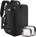 Sinaliy Large Travel Backpack for Women Men, Expandable 40L Carry On Backpack, 17 Inch Laptop Backpack College Bookbag, Waterproof Travel bag as Person Item Flight Approved