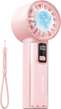 AMACOOL Handheld Fan with Ice Cooler, Mothers Day Gifts for Mom Her Women Girl, Mini Portable Cooling Fan, Small Yet Powerful, Personal Hand Fans for Travel Essentials Beach Makeup Must Have