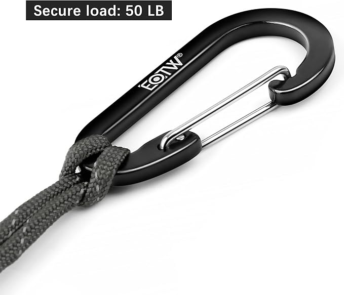 EOTW Paracord Keychain for Men Women Paracord Carabiner Backpack Keychain with Aluminum Clip for Camping Hiking Outdoor Gear