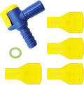 Bite Valve Replacement Mouthpiece Fit for Hydration Pack Bladder Water Backpack and Most Brands(4-Pack), with Shutoff Valve and Tube O-Ring