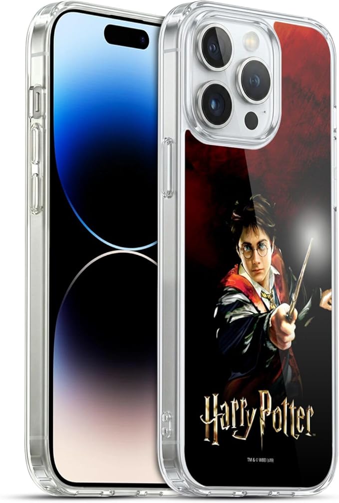 Head Case Designs Officially Licensed Harry Potter Harry Portrait Prisoner of Azkaban II Gel Case [Military Grade Protection] Compatible with Apple iPhone 14 Pro Max and Compatible with MagSafe
