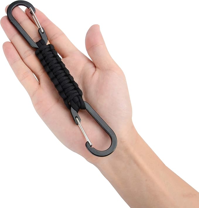 EOTW Paracord Keychain for Men Women Paracord Carabiner Backpack Keychain with Aluminum Clip for Camping Hiking Outdoor Gear