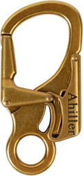 Ahiller Carabiner Clip, Double Anti-Misopening Locking Design, 3" Zinc Alloy Heavy Keychain for Outdoor Camping Hiking, Key Ring Clip
