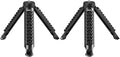 Lamp Holder 2pcs Portable Camp Stand Adjustable Height Camping Flashlight Tripod Working Light Bracket for Outdoor Activity, As the Picture Shows