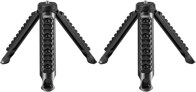Lamp Holder 2pcs Portable Camp Stand Adjustable Height Camping Flashlight Tripod Working Light Bracket for Outdoor Activity, As the Picture Shows