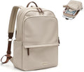 GOLF SUPAGS Women Laptop Backpack Casual Daypack for Work Travel College Backpack Purse Fits 14 Inch Notebook (Apricot)