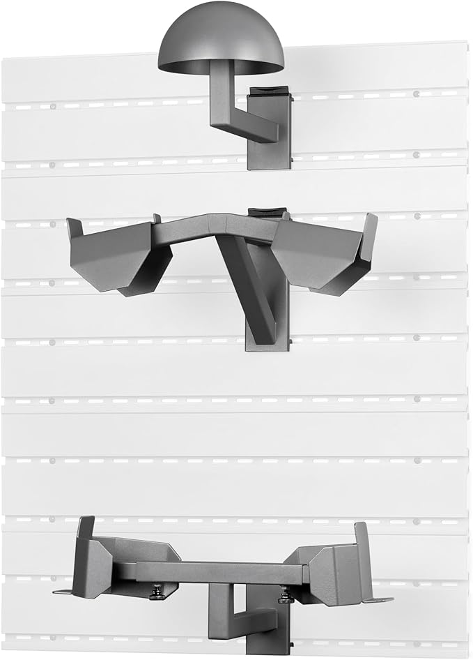 Savior Equipment Wall Rack System H.A.B Attachment Tactical Gear Wall Mount Organizer, Military Helmet Vest Belt Display Rack Plate Carrier Hanger, Heavy-Duty Steel Construction Hold Up to 80 lbs