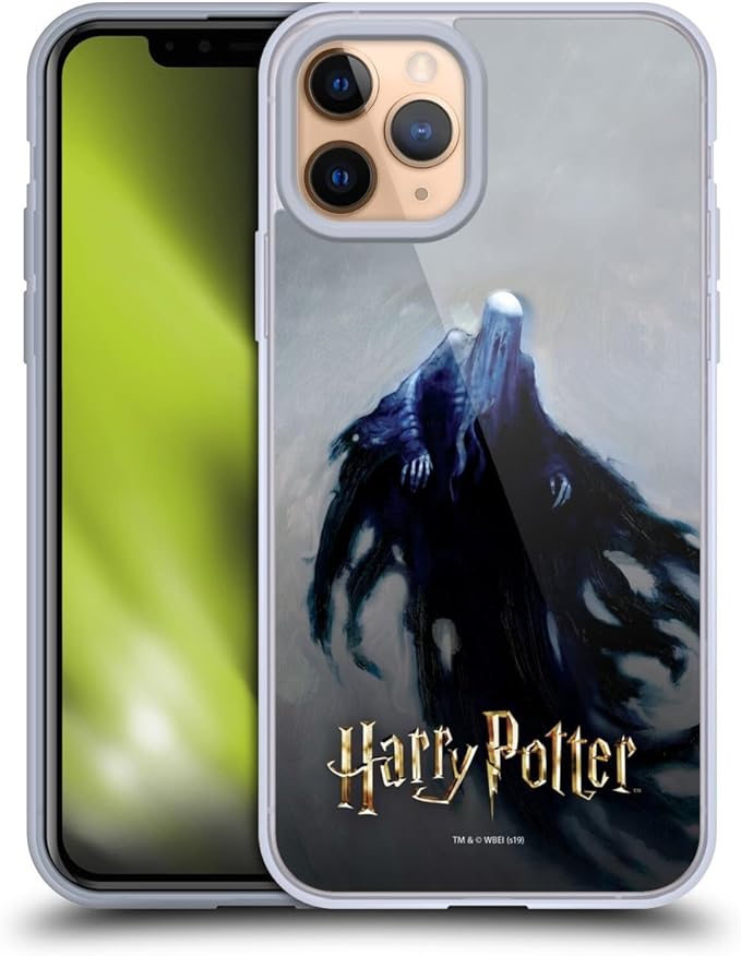 Head Case Designs Officially Licensed Harry Potter Dementor Prisoner of Azkaban II Gel Case [Military Grade Protection] Compatible with Apple iPhone 11 Pro and Compatible with MagSafe