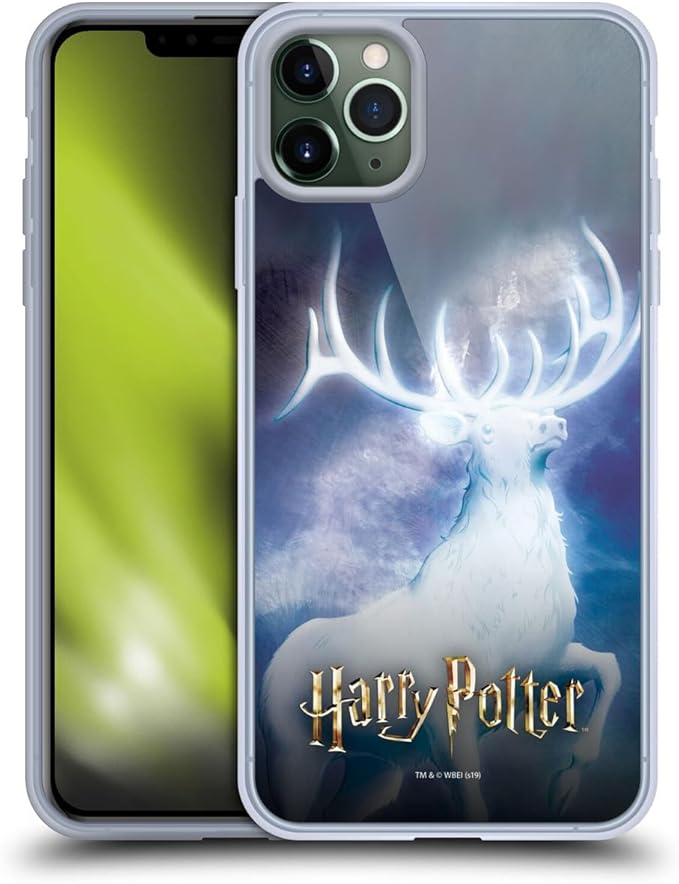 Head Case Designs Officially Licensed Harry Potter Stag Patronus Prisoner of Azkaban II Gel Case [Military Grade Protection] Compatible with Apple iPhone 11 Pro Max and Compatible with MagSafe