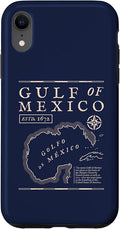 Gulf of Mexico 1672 Historic Map Case for iPhone XR