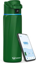 BOOST Smart Water Bottle that Reminds You to Drink, 24oz BPA-Free Stainless Steel Vacuum Insulated, Wide Mouth Water Tracker Bottle with APP for School, Gym, Office, Ideal for Mother's Day