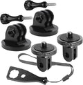 Aluminum Camera Tripod Adapter 1/4"-20 Conversion Adapter Mounts Compatible with Gopro Action Cameras Insta360 and Other Standard 1/4 Accessories, Quarter Inch Mount Adapter (Type EE)