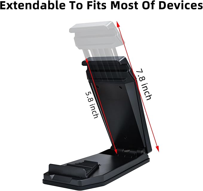 Mini Dashboard GPS Mount Holder Phone Tablet PC Navigation Holder for Garmin Nuvi Tomtom iPhone iPad Galaxy Yoga Android Fits 4.3"-10.1" GPS & Smartphone Friction Clamp Mount (Black)