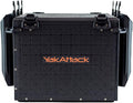 YakAttack BlackPak Pro 16" x 16" Kayak Fishing Crate with 6 Rod Holders - Black | Tackle Storage Box & Fishing Gear Organizer | Lightweight, Durable & Customizable Kayak Fishing Accessory