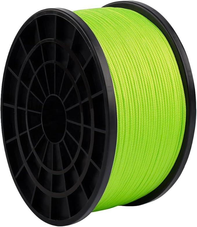 HERCULES Type III Paracord 550 Paracord Rope Parachute Cord, 50' Neon Green for Camping Cord, Survival Rope