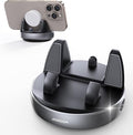 JOYROOM Car Phone Holder, [Adjustable Spring Design] Dashboard Cell Phone Holder Compatible with Popsocket, 360°Rotatable & Vertical 30°Adjustable Mount for Car, Silver