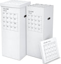 PerKoop 2 Pack Blueprint Holder Storage Organizer for Storing Poster Anchor Charts 32 Slots 37 x 14.2 x 14.2 Inch Blueprint Roll File Holder for Architectural Map School Office Home Items