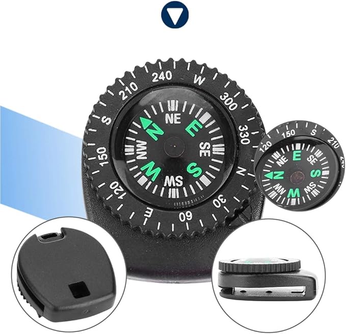Navigation Intelligent ompass , Watch Compass, Band Slip Slide for Camping Boating for Outdoor Survival Kits