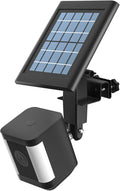 HOLACA 2-in-1 Weatherproof Gutter Mount for Stick Up Cam Pro Solar Panel, Spotlight Cam Battery and Stick Up Cam/Outdoor Cam Plus Mount Accessories for Ring Solar Panel (Black)