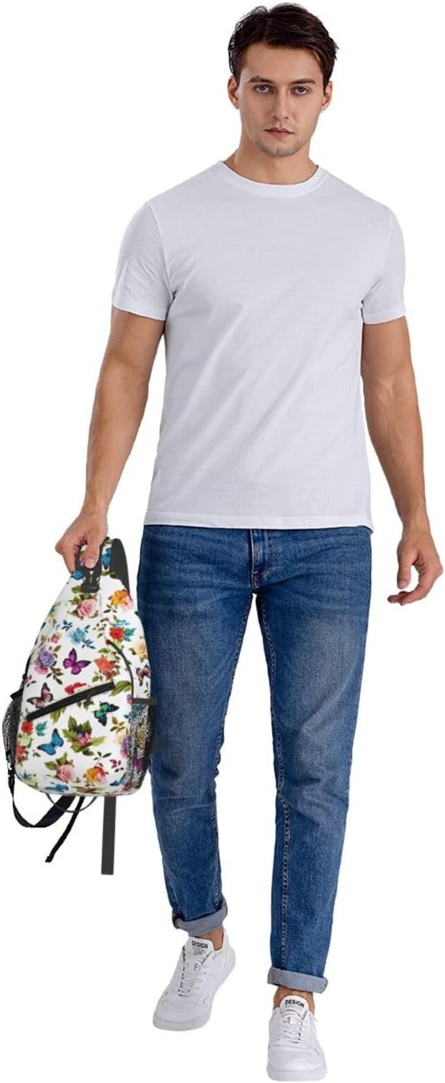Sling Backpack For Men Hiking Daypack Crossbody Shoulder Bag Travel Chest Pack | Hiking, Travel
