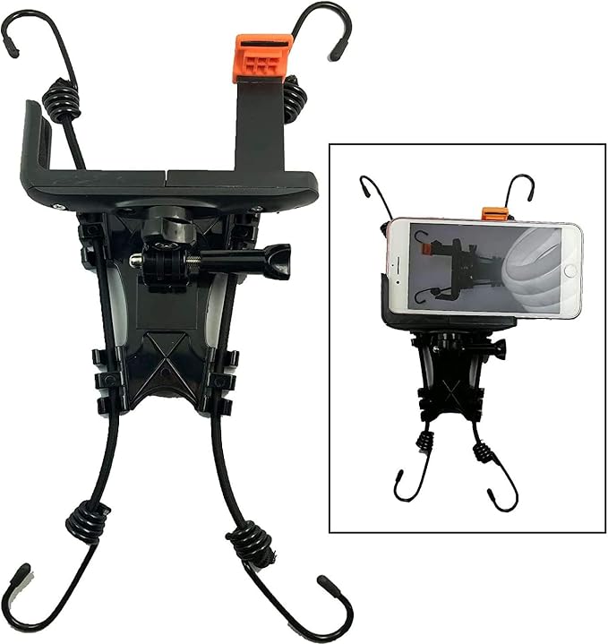 Pmsanzay Fence Mount Holder for Cameras and Smartphones - Black
