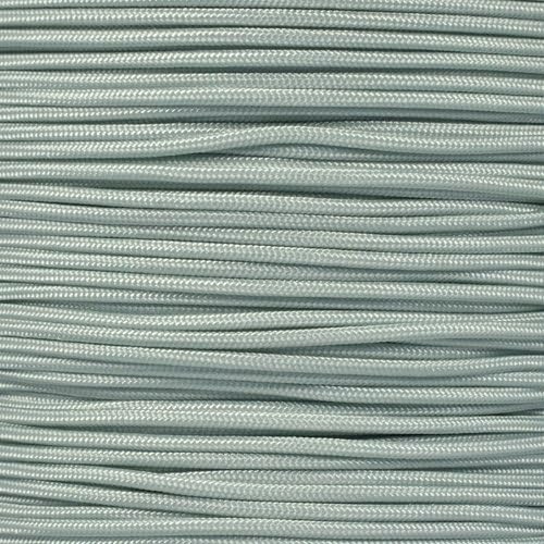 Paracord Planet 275lb Paracord – 3/32 Inch (2.38 mm) Nylon Crafting Cord with 5 Strand Inner Core – Silver Gray (50 ft)