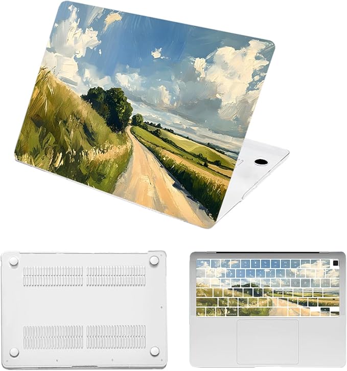 Case for New MacBook Pro 16 inch M4 M3 M2 M1 Pro/Max 2025-2021 Release (Model A2485 A2780 A2991 A3186 A3403),Snap Case Protective Laptop Cover & Keyboard Cover,Green Forest