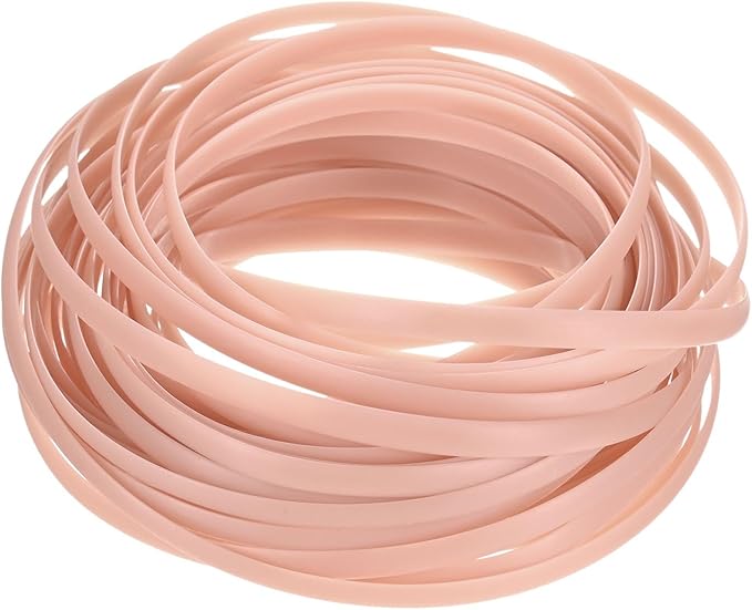 M METERXITY 1-Pack Wicker Repair Kit, 5mm x 33ft/10m Plastic Flat Rattan Replacement Supplies for Patio Furniture Repair/Basket Making/Chair Weaving, Synthetic Woven Rattan [Pink]