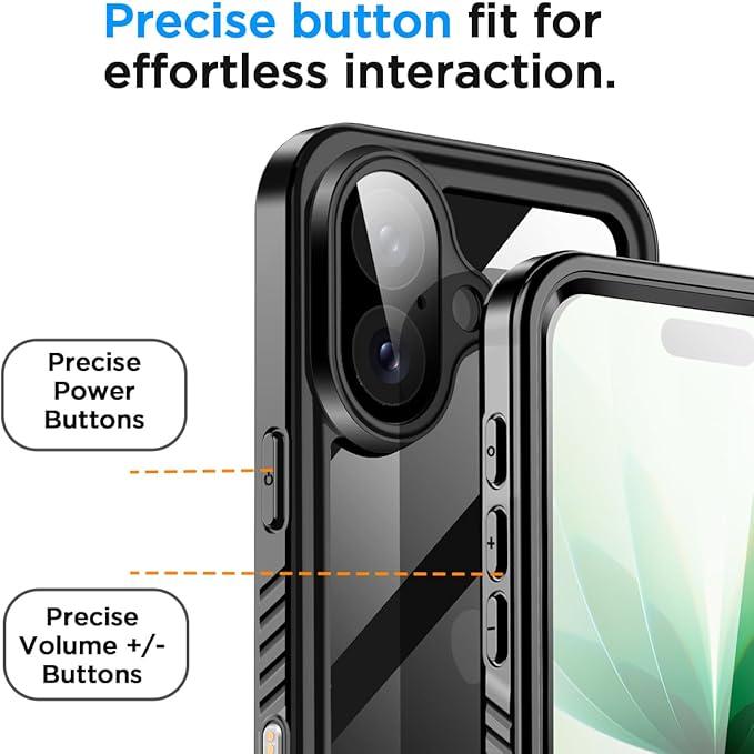 AICase for iPhone 17 Case Waterproof Clear with MagSafe Water Proof/Snowproof/Dustproof/Shockproof,IP68 Certified 360 Full Body Protection Fully Sealed Underwater Cover for iPhone 17 6.3"