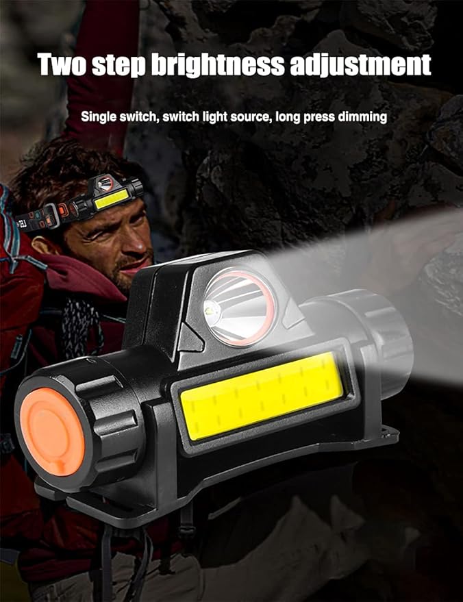 LED headlamp Flashlight 4-Pack Rechargeable Headlight for Running, Camping, Hiking and More Lumens USB, Cycling Fishing ,