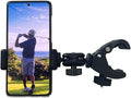 Phone Holder with Clamp，Cell Phone Holder Mount Clip for Golf Cart,Wheelchair Walker,Universal Phone Mount Holder.