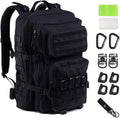 45L Tactical Backpack for Men Women, Military Assault Pack with MOLLE, Large 3 Day Bug Out Bag for Hiking Camping