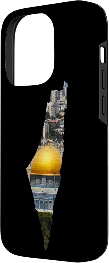 Palestinian Map Al Aqsa Jerusalem in Palestine Case for iPhone 14 Pro