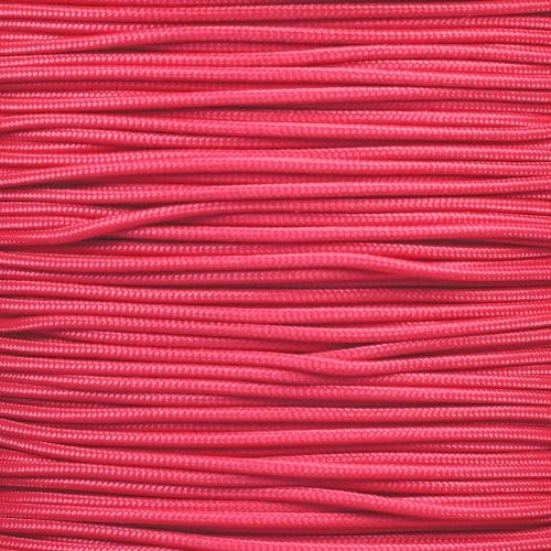 Paracord Planet 275lb Paracord – 3/32 Inch (2.38 mm) Nylon Crafting Cord with 5 Strand Inner Core – Fuchsia (50 ft)