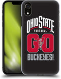 Head Case Designs Officially Licensed Ohio State University Go Buckeyes Football Graphics Hard Back Case Compatible with Apple iPhone XR