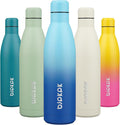 BJPKPK 25oz Insulated Water Bottle Double Wall Vacuum Insulated Stainless Steel Water Bottles for Spots Keep Cold and Hot,Sky