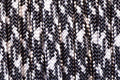 BORED? PARACORD! 550 lb Paracord – Ideal for Crafting, DIY Projects, Camping, Military & Active Outdoors – 300+ Colors – Tactical Parachute Cord Type III – Strong - Black and White Camo 50 Feet