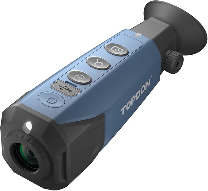 TOPDON TS004 Pro Thermal Imaging Monocular, 512 x 384 TISR 384 x 288 IR Resolution, Supported Wireless Connection, 19mm 50Hz Thermal Night Vision with 11h Battery Life, IP67 Monocular for Hunting