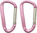 LESHIRY Large Carabiners Keychain 3" Aluminum D Shape Premium Durable D-Ring Carabiner Clip Hook Camping Accessories Snap Link Key Chain Durable Improved Design