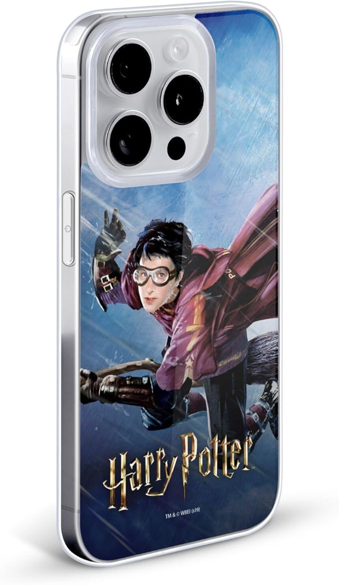 Head Case Designs Officially Licensed Harry Potter Quidditch 1 Prisoner of Azkaban II Gel Case [Military Grade Protection] Compatible with Apple iPhone 17 Pro