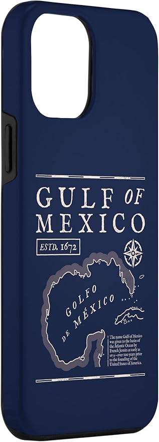 Gulf of Mexico 1672 Historic Map Case for iPhone 12 Pro Max