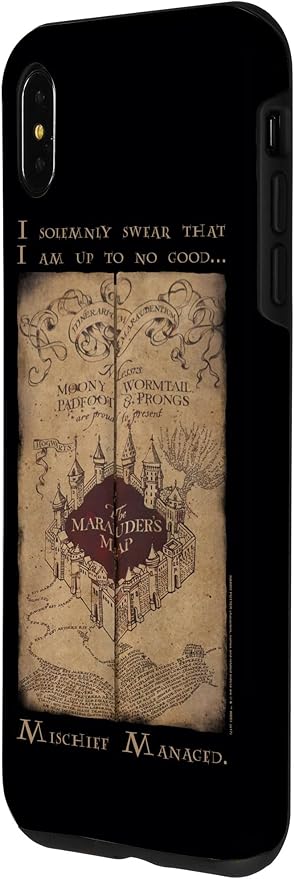 iPhone XS Max Harry Potter Marauder's Map Words Case