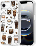 MOSNOVO for iPhone 17e Case/iPhone 16e Case, Shockproof Military-Grade Protection 6.6ft Drop Tested, Clear Phone Case for iPhone 16e / iPhone 17e, Coffee Design