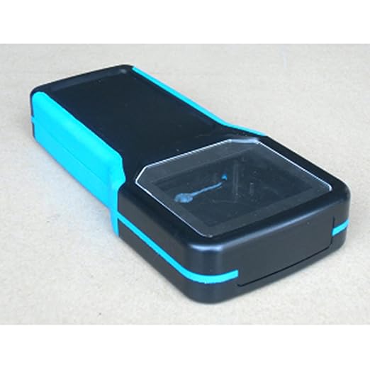 ABS Junction Box 204mmx100mmx35mm Portable Handheld Instrument Case Boxes Waterproof Dustproof Outdoor Project Box Cable Connection Protective Enclosure Black Blue