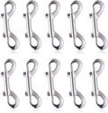Swivel Snap Hooks, Lucky Goddness 10pcs Metal Heavy Duty Square Eye Clasp Buckle Trigger Clip Multipurpose- Best for Spring Pet Buckle, Key Chain for Linking Dog Leash Collar, Handmade Crafts Project