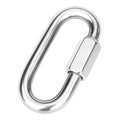 Chain Links, 1Pcs 4.8 Inch 304(18-8) Heavy Duty Stainless Steel Carabiner, 3300LB Capacity Large Opening Chain Connector for Big Chain Connecting, Hammock Hanging, Hiking, Camping