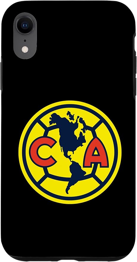 Club America Classic Crest Circle with Americas Map Case for iPhone XR